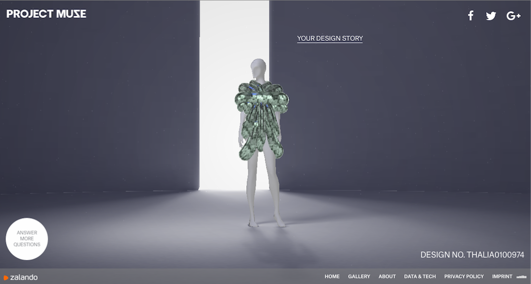 Project Muze: Google and Zalando launch disruptive machine-learning experiment for 3D fashion design