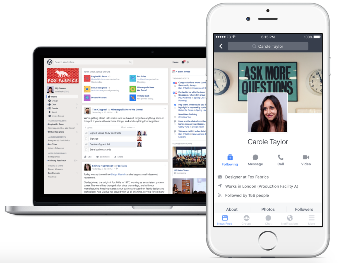 Workplace by Facebook: the new private social network for businesses