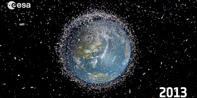 Space garbage, how to take out the trash orbiting earth?