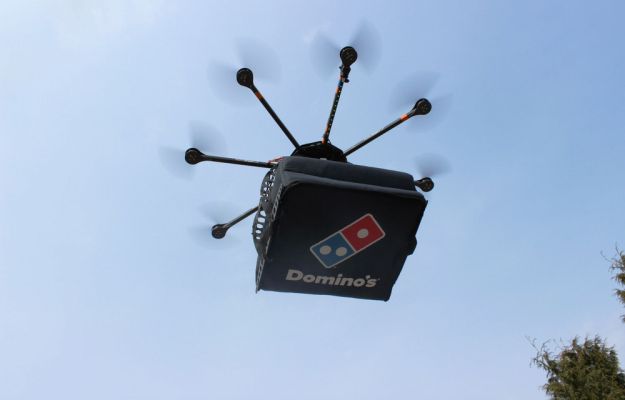 Pizza Delivered by A Drone?