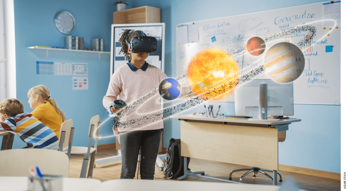 Using Metaverse and VR to enhance education