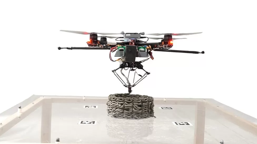 On-The-Fly Lego’s: Drones with 3D printing capability