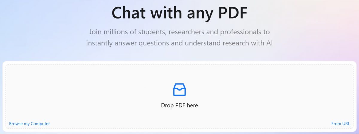 ChatPDF: how it’s helping me for the time being