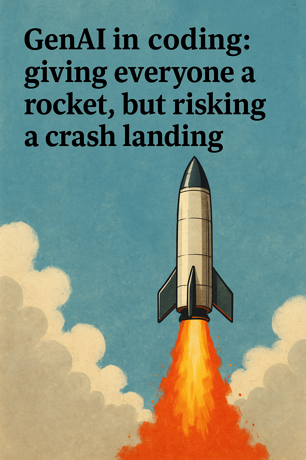 GenAI in coding: giving everyone a rocket, but risking a crash landing